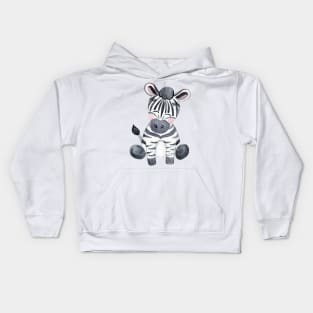 Cute zebra Kids Hoodie